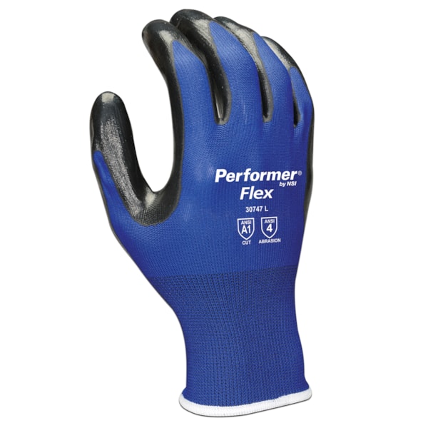 Rubber Latex Palm Coated Polyester Gloves