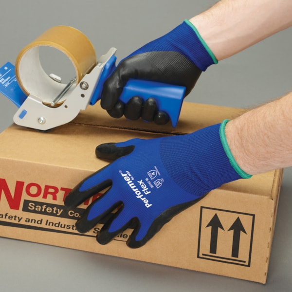 Rubber Latex Palm Coated Polyester Gloves