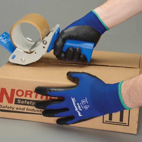 Rubber Latex Palm Coated Polyester Gloves