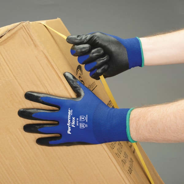 Rubber Latex Palm Coated Polyester Gloves