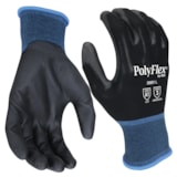 Polyurethane Palm Coated Black Nylon Gloves thumbnail 2