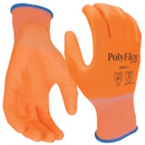 Hi-Vis Orange Polyurethane Palm Coated Nylon Gloves thumbnail 2