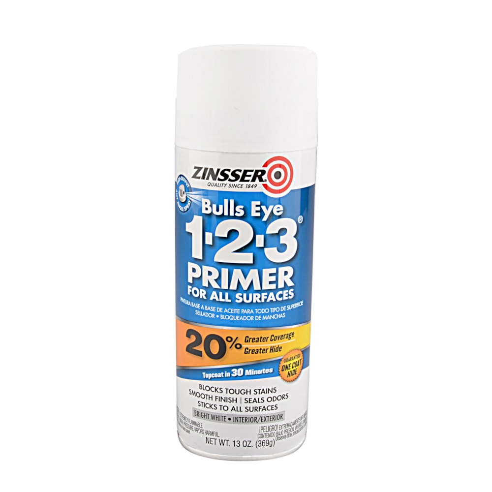 ZINSSER® Bulls Eye 1-2-3® 13 oz. All-Surface Spray Primer
