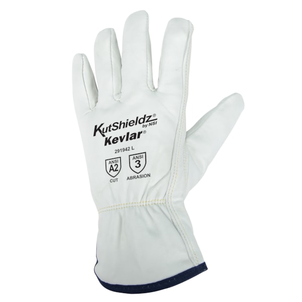 Kevlar® Lined Goatskin Leather Level A2 Cut Resistant Driver's Gloves
