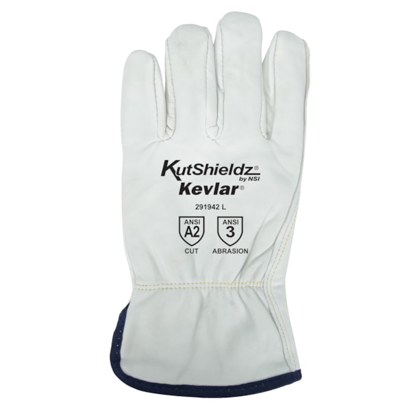Kevlar® Lined Goatskin Leather Level A2 Cut Resistant Driver's Gloves