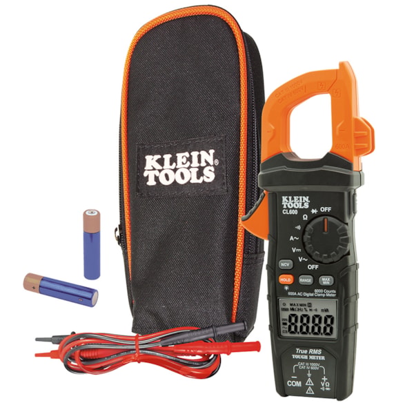 600A AC Auto-Ranging Digital TRMS Clamp Meter Kit