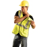 5.5 Cal ARC Class 2 Hi-Vis Premium Flame Resistant Solid 5-Point Breakaway Safety Vest thumbnail 1