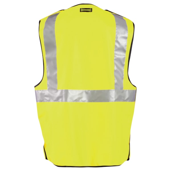 5.5 Cal ARC Class 2 Hi-Vis Premium Flame Resistant Solid 5-Point Breakaway Safety Vest