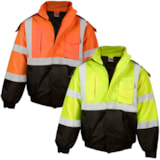 Class 3 Reflective Hi-Vis Economy Traffic Safety Bomber Jacket thumbnail 1