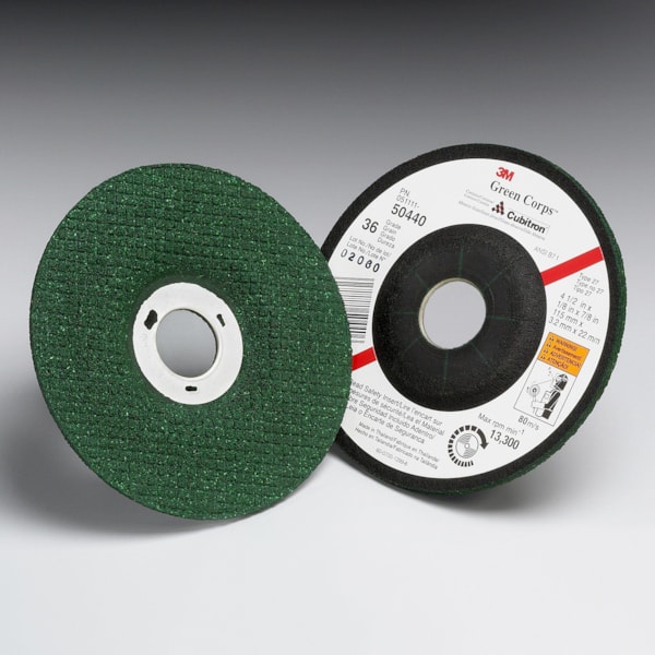 Green Corps™ Flexible Grinding Wheel, 4-1/2 in x 1/8 in x 7/8 in 36, 20 per inner 40 per case