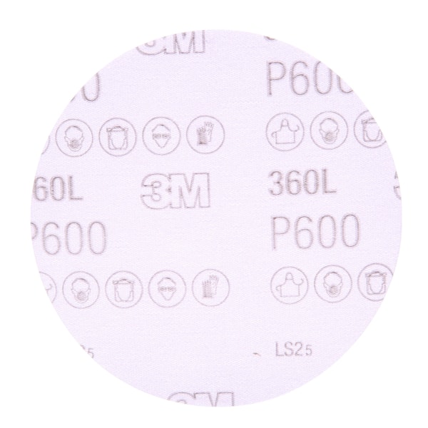 Hookit™ Film Disc 360L, 5 in x NH P600, 100 per inner 500 per case