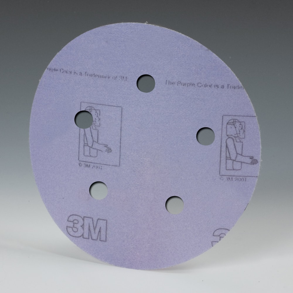 Hookit™ Film D/F Disc 360L, 5 in x NH 5 Holes P500, 100 per inner 500 per case