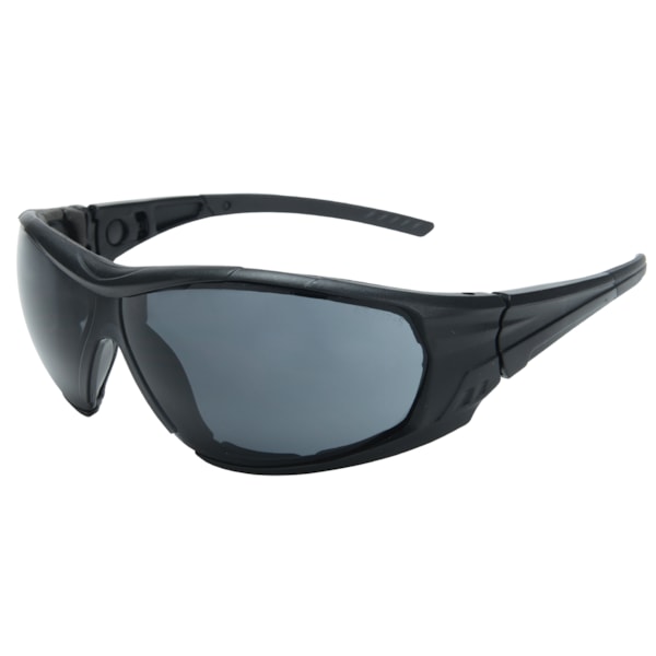 Foam Lined Gray Anti-Fog Lens Safety Glasses