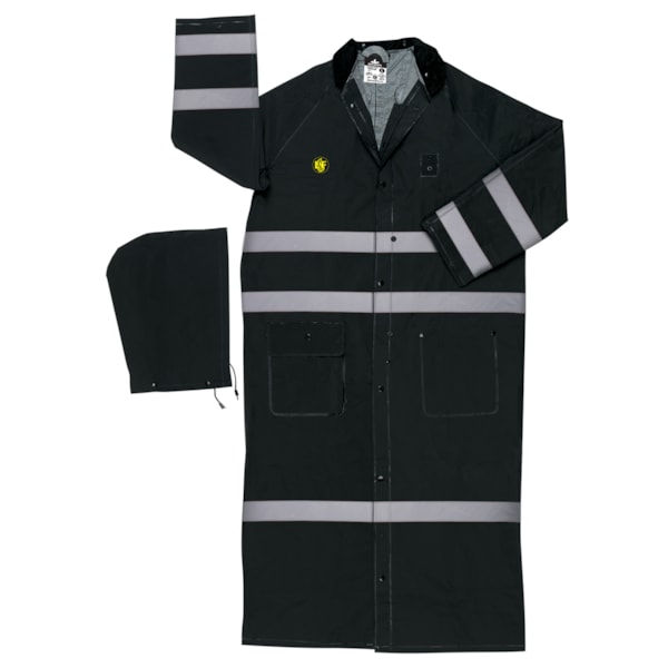 0.35mm Limited Flammability PVC/Polyester 60" Rider Coat