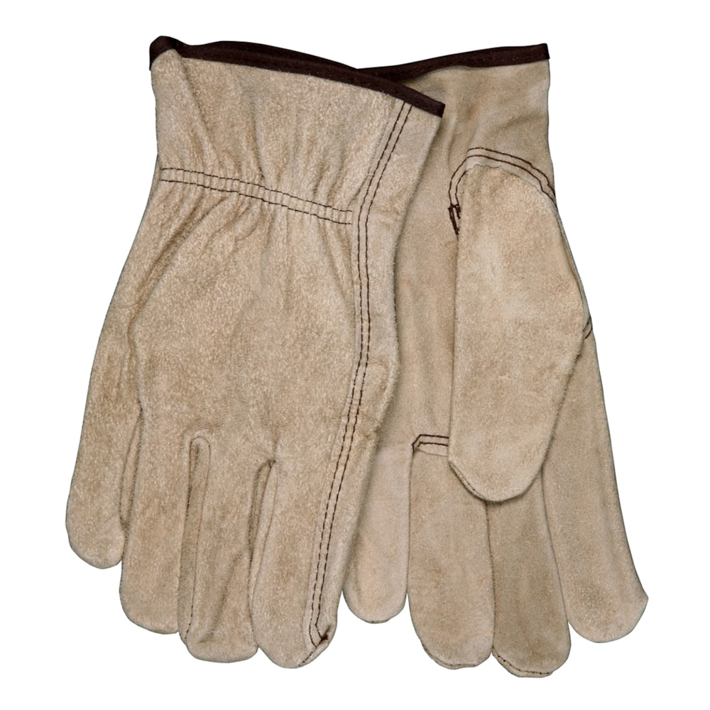 Split Leather Cowhide Driver's Glove with Keystone Thumb