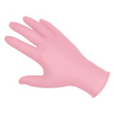 Nitri-Med Pink Medical Grade Powder Free 4 mil Nitrile Gloves 100/Box thumbnail 2
