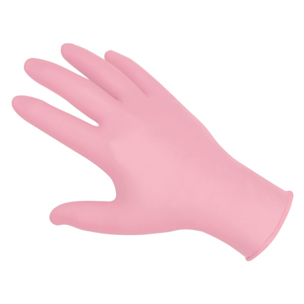 Nitri-Med Pink Medical Grade Powder Free 4 mil Nitrile Gloves 100/Box