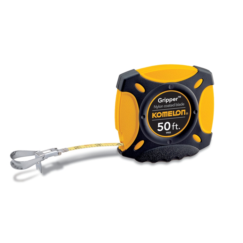50' x 3/8" Gripper™ Closed Case Steel Long Tape Measure