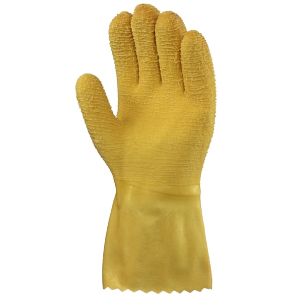 Golden Grab-It® II Natural Rubber Latex Fully Coated Jersey-Knit Lined Level 2 Cut Resistant Work Gloves 12 Pair