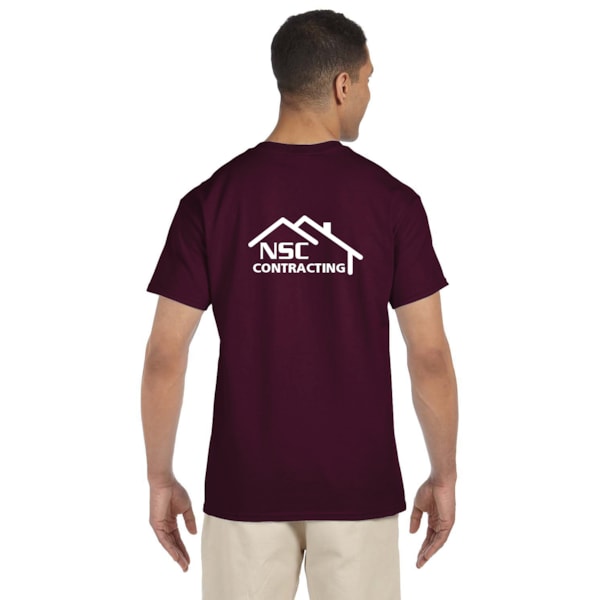 Ultra Cotton® 6 oz. Color Pocket T-Shirt, Custom Product Add Your Logo