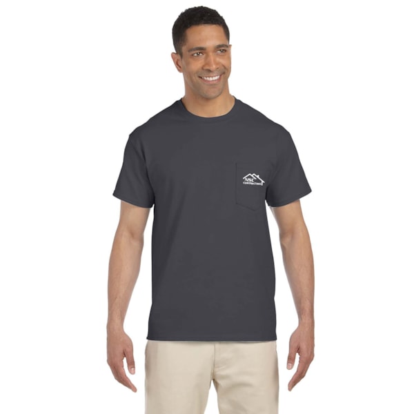 Ultra Cotton® 6 oz. Color Pocket T-Shirt, Custom Product Add Your Logo