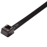 5" Nylon 12 UV Black 40 lb. Zip Ties 100/Pack thumbnail 1
