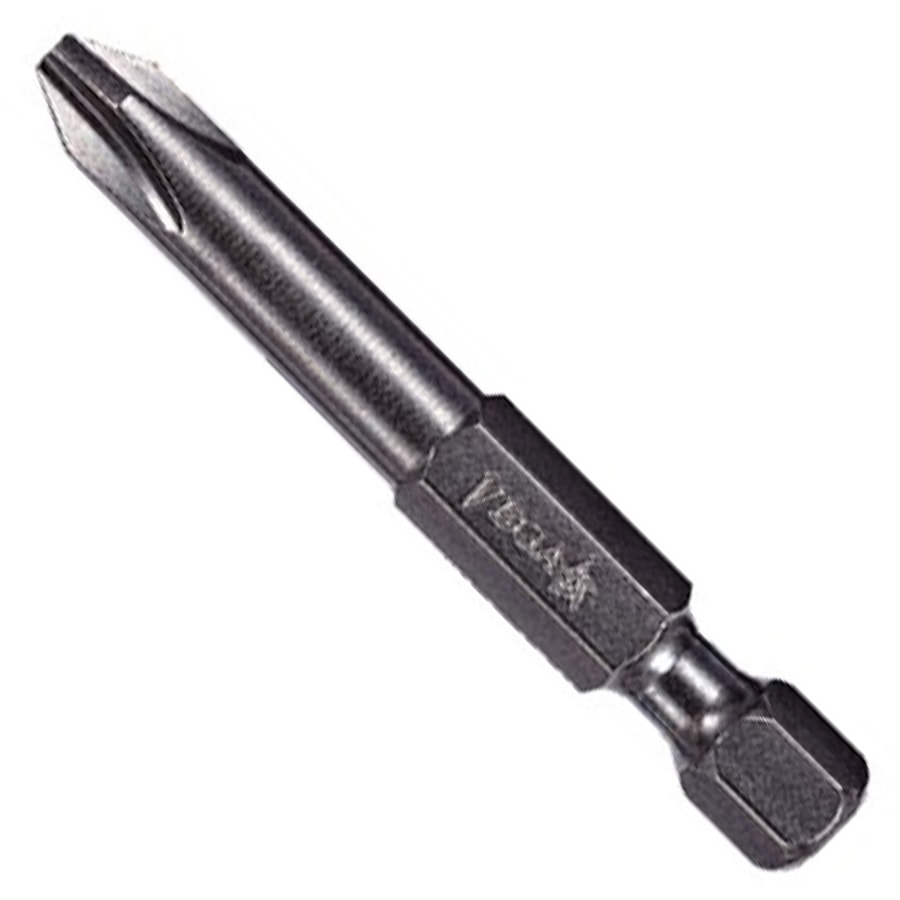 6" Phillips Power Bit, #2 Tip, Gunmetal Grey Finish