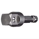 3/8" x 2" Ball Lock Male Socket Adapter, Gunmetal Grey Finish thumbnail 1