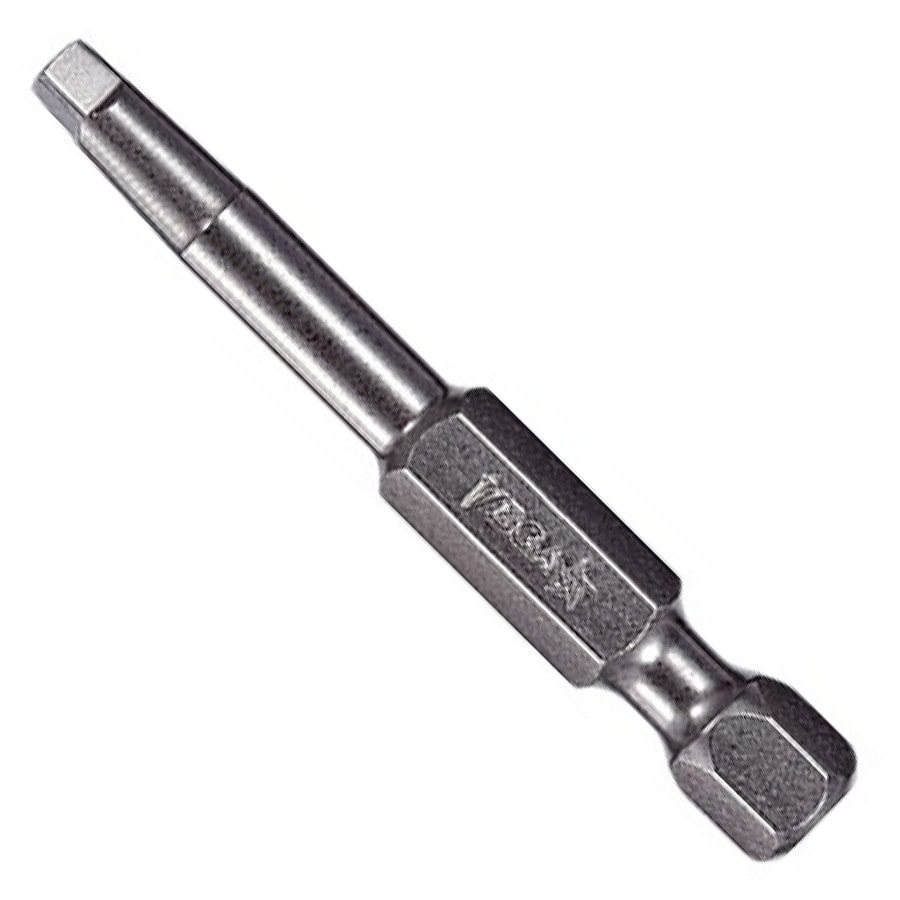 2" Square Power Bit, #2 Tip, Gunmetal Grey Finish