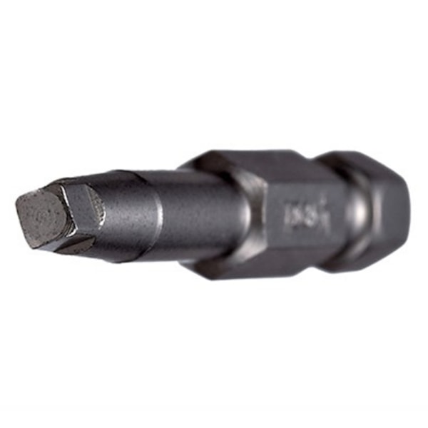 2" Square Power Bit, #2 Tip, Gunmetal Grey Finish