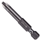 2-3/4" Phillips Power Bit, #2 Tip, Gunmetal Grey Finish thumbnail 1