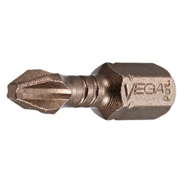 Impactech® 1" Phillips Insert Bit, #2 Tip, Gunmetal Bronze Finish