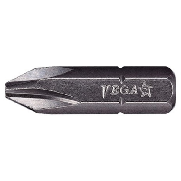 1" Phillips Full Body Insert Bit, #2 Tip, Gunmetal Grey Finish