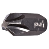 1" Phillips Full Body Insert Bit, #2 Tip, Gunmetal Grey Finish thumbnail 2