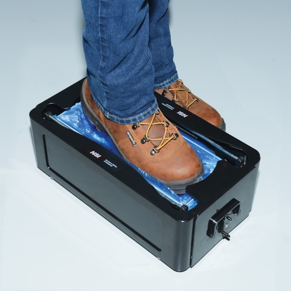 Hands Free Shoe Cover Dispenser
