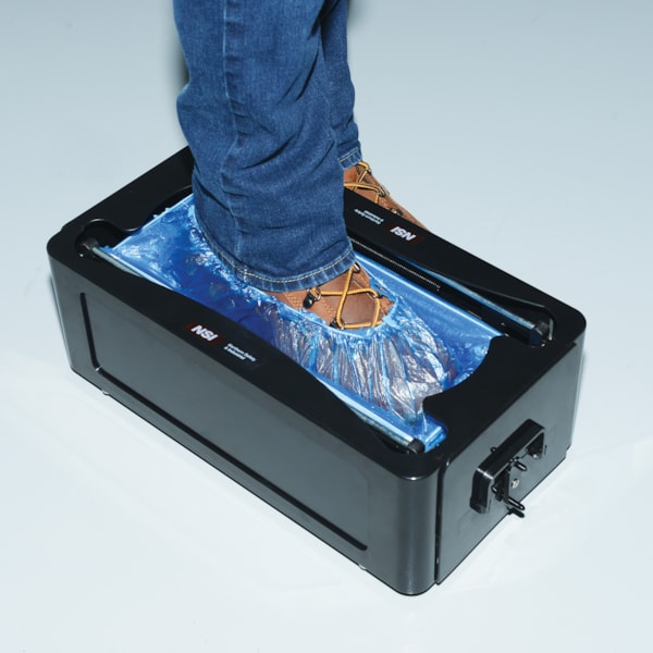 Hands Free Shoe Cover Dispenser