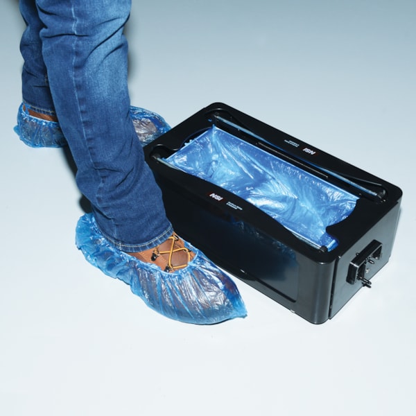 Hands Free Shoe Cover Dispenser