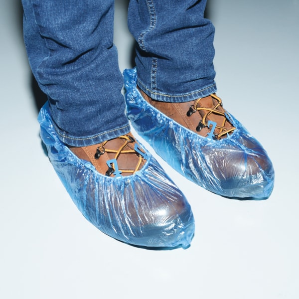 Hands Free Shoe Cover Dispenser