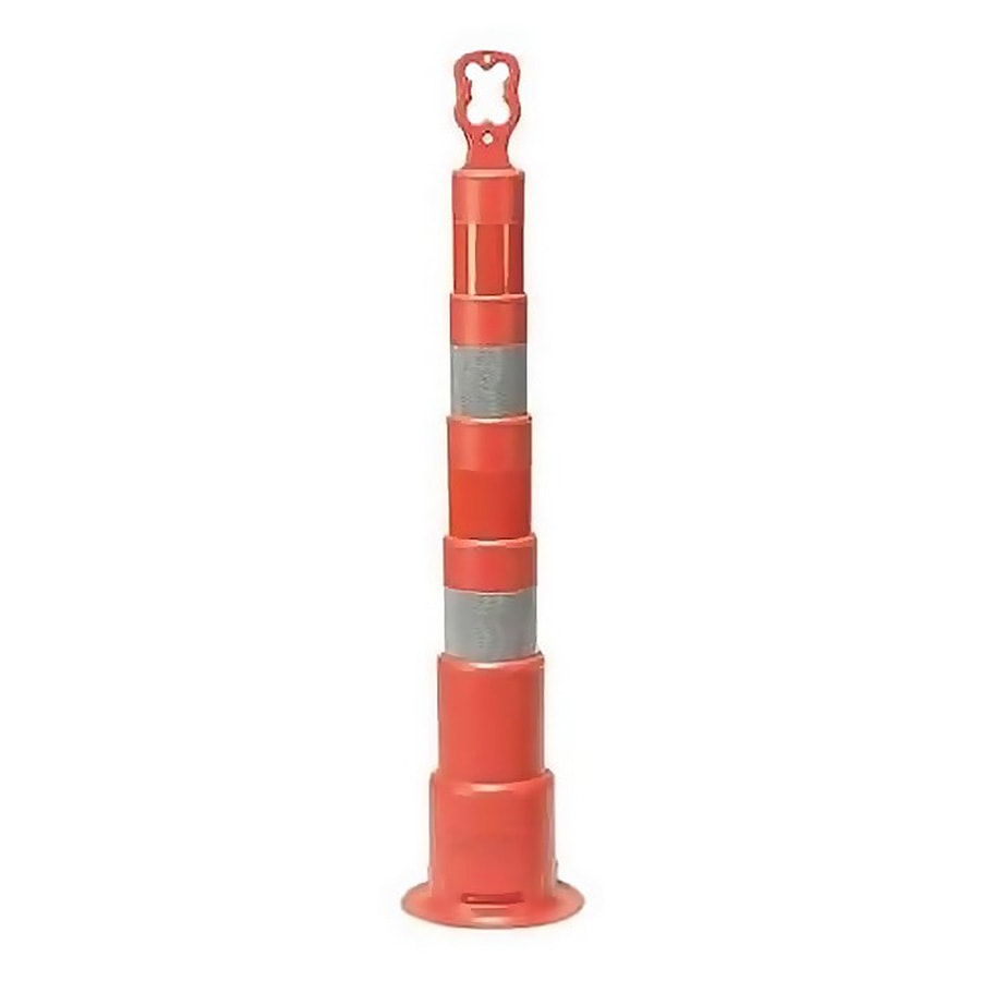 42" EZ-Grab Trim Line Channelizer Traffic Safety Cone With 4" Reflective Stripes