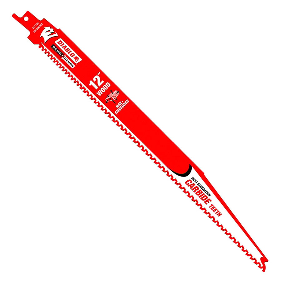 12" Carbide Recip Blade for Nail-Embedded Wood 3/Pack