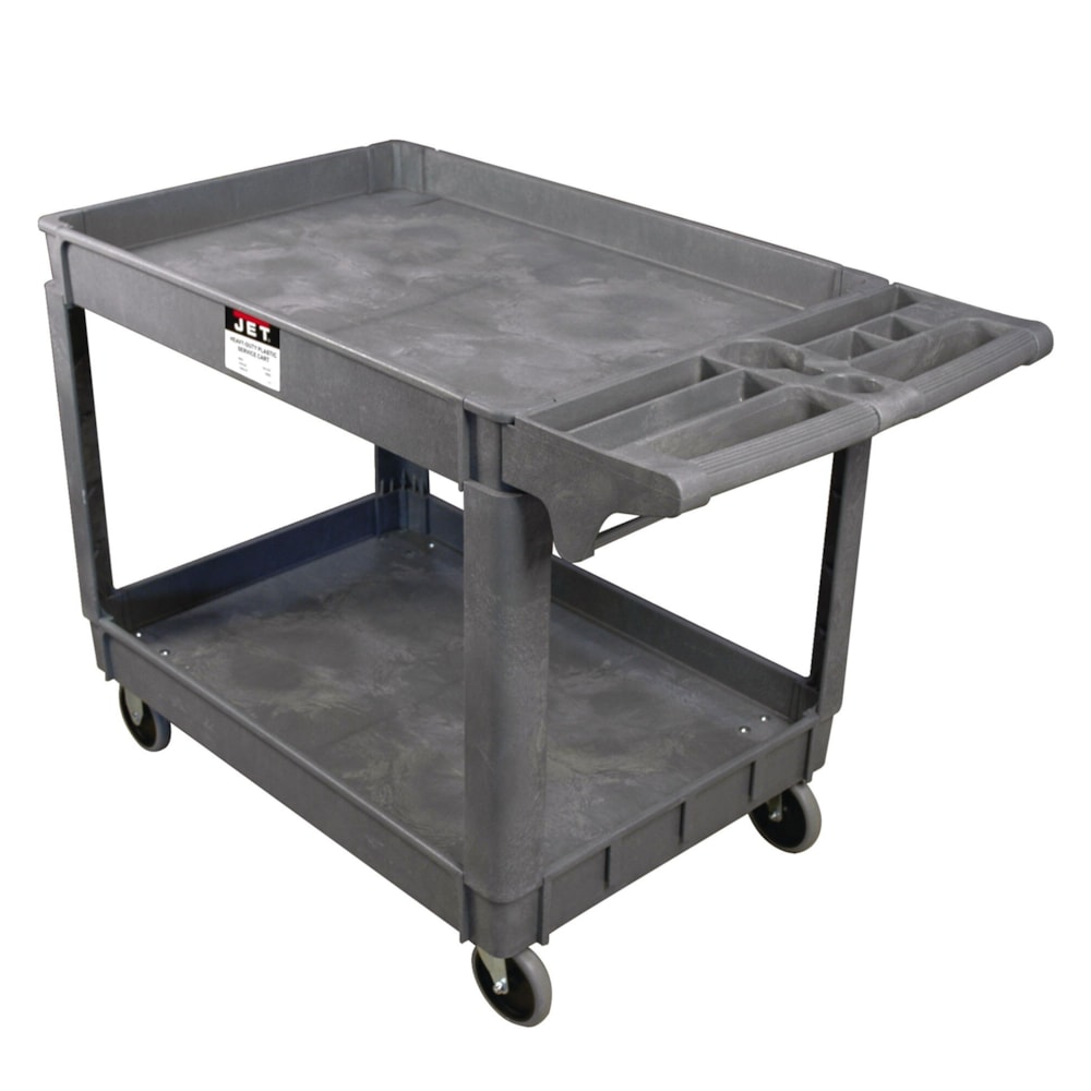 Resin 31"W x 17"L Tray, 550 lb. Capacity Utility Cart