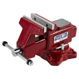 4-1/2" Jaw Width, 4" Jaw Opening Utility Bench Vise, 360° Swivel Base thumbnail 1