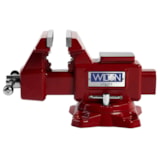 4-1/2" Jaw Width, 4" Jaw Opening Utility Bench Vise, 360° Swivel Base thumbnail 4