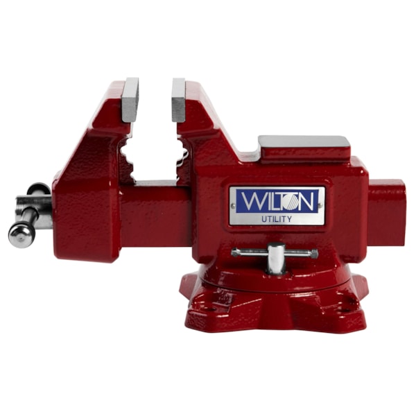 4-1/2" Jaw Width, 4" Jaw Opening Utility Bench Vise, 360° Swivel Base