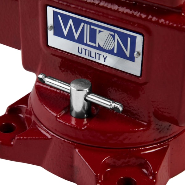 4-1/2" Jaw Width, 4" Jaw Opening Utility Bench Vise, 360° Swivel Base