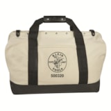 20" Canvas Tool Bag with Leather Bottom thumbnail 1