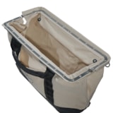20" Canvas Tool Bag with Leather Bottom thumbnail 3