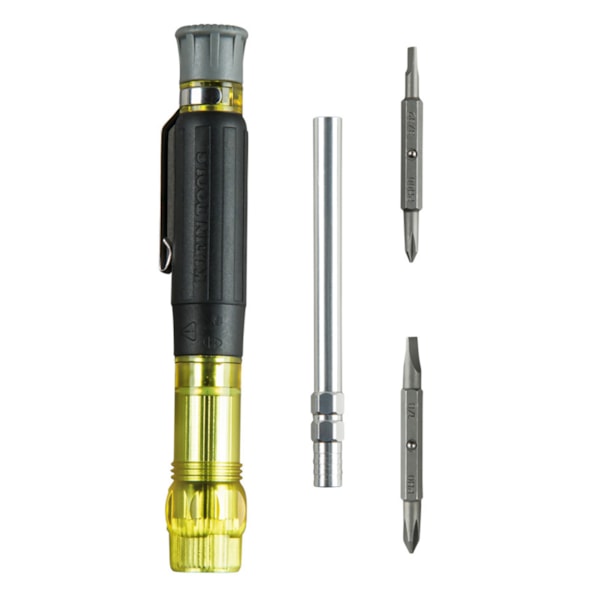 4-in-1 Multi-Bit Electronics Pocket Screwdriver, Ph, Sl Bits