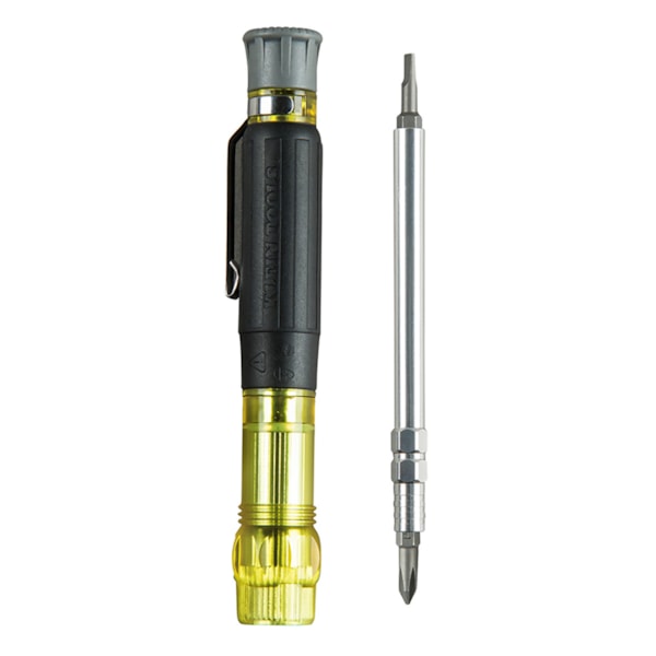 4-in-1 Multi-Bit Electronics Pocket Screwdriver, Ph, Sl Bits