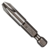 6" Bull Nose Phillips Power Bit, #3 Tip, Gunmetal Grey Finish thumbnail 1